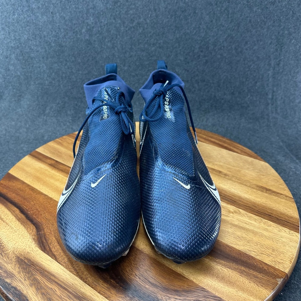 Nike Vapor Edge Pro 360 Football Cleats Mens 14 Navy Blue Spikes AO8277-403 - Picture 3 of 12